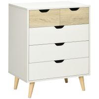 comoda con cajones 60x40x775 cm blanco