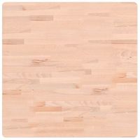 tablero de mesa  tablero escritorio cuadrado de madera maciza de haya 70x70x15 cm