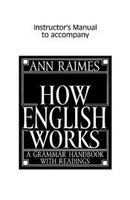 how english works instructors manual a grammar handbook with readings