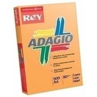 rey adagio a4 80 gm salmon 500 sheets papel para impresora de inyeccion de tinta