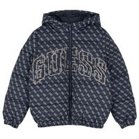 guess abrigo de plumas nylon puffer ls jacket zip para nino