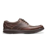 clarks para hombre 26119803 zapatos de piel cotrell edge marron 42 plano cordones casual