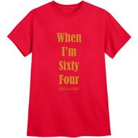 the beatles camiseta manga larga when im sixty four para mujer