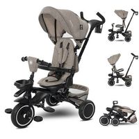 triciclo de plegado compacto freccia con asiento giratorio 360 hasta 25 kg de lorelli