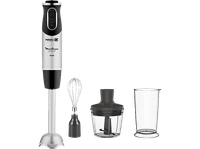 batidora de mano - moulinex dd6558 quickchef 3 en 1 1000w tecnologia powelix 10 velocidades funcion turbo accesorios incluidos acero inoxidable