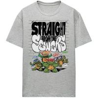 dessins animes camiseta straight from the sewers para mujer