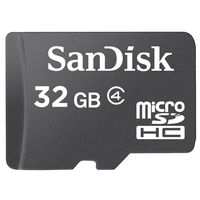 memoria 32 gb micro sdhc sandisk clase 4