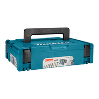 makita b-53908 juego de brocas y taladros makpac 62 piezas azul