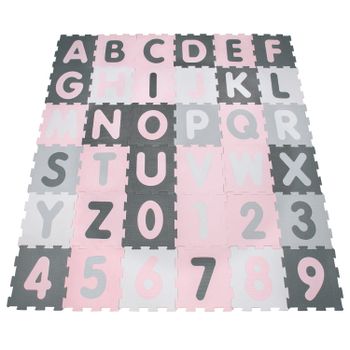 Alfombra puzzle Viva rosa 32x32 cm x 36 piezas