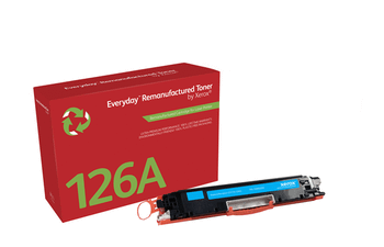 XEROX Everyday Remanufactured Toner para HP 126A (CE311A), Standard Capacity