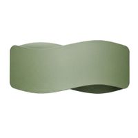 aplique de pared verde oliva acero alt 13 cm