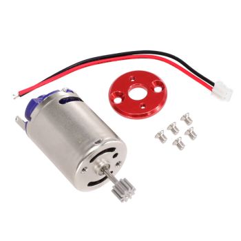 Accesorios mejorados, motor de cepillo de alta velocidad 370 con base para modelos de vehículos de control remoto MN99S