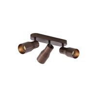 foco techo redondo bronce oscuro gu10