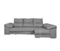 sofa cama chaise longue yago 275cm reclinable con arcon 2 pufs