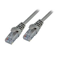 cable de red mcl cat6 uutp 3 m gris rj45