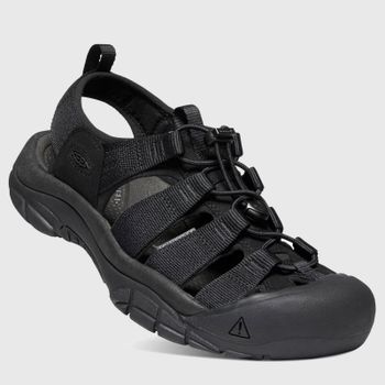 Keen Men's Newport H2 Sandals - Triple Black - UK 10