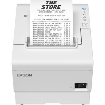 Impresora térmica USB Ethernet Epson TM-T88VII con corte automático y NFC
