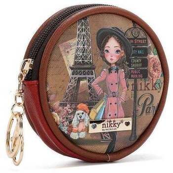 Nikky By Nicole Lee Cartera LLAVERO CON MONEDERO REDONDO (EMILY GOES PARIS) para mujer
