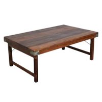mesa de centro de madera vintage