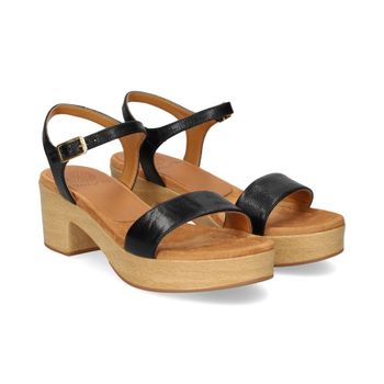 Unisa Sandalias Con Plataforma Mujer - Negro Talla 36