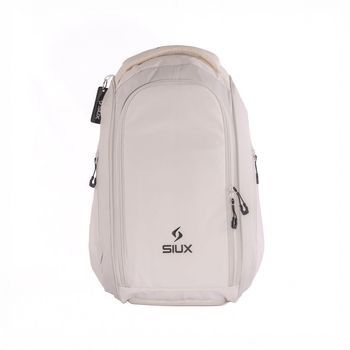 Siux - Mochila  De Pádel Tour Con Capacidad Para 1 Pala Y Zapatillas, Materiales Premium Y Diseño Competitivo, Blanco