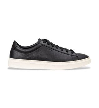BOSS para hombre. 50548716 Zapatillas de Piel Kieran Tenn negro (41), Plano, Cordones, Casual