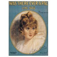 legendarte - portada de musica vintage was there ever a pal like you - cuadro lienzo impresion digital cm 50x70