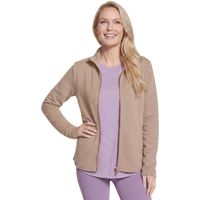 skechers chaqueta deporte the hoodless hoodie gowalk shine jacket para mujer