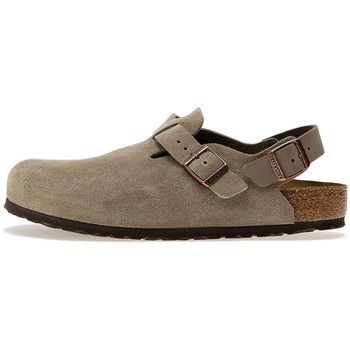 BIRKENSTOCK Zuecos Tokio Suede Leather Taupe para hombre