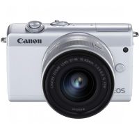 canon eos m200 241mp wifi blanca  ef 15-45mm f35-63 is stm