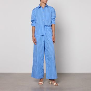 MAX&Co. Gitane Cotton-Poplin Trousers - UK 10
