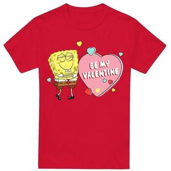 Spongebob Squarepants Camiseta Be My Valentine para hombre