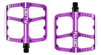 Deity flat trak pedales planos morado