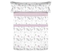 juego sabanas microfibra verano civel rosa cama 90cm donegal collections