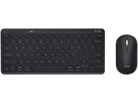 pack teclado  raton - trust lyra 6 meses autonomia usb compacto inalambrico negro