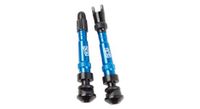 e thirteen kit 2 tubeless valves 17 27mm aluminium blue