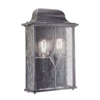 aplique de pared de exterior wexford 2 luces