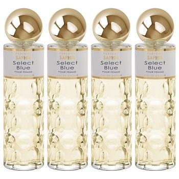 Pack De 4 Eau De Parfum Mujer Saphir Select Blue 200ml