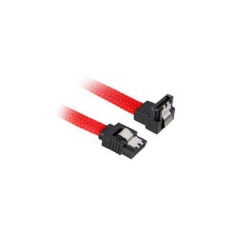 Cable SATA III Sharkoon 0,45 m Macho/Macho Negro/Rojo