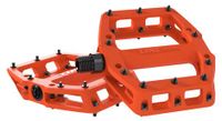 par de pedales  p planos  p trek line elite naranja