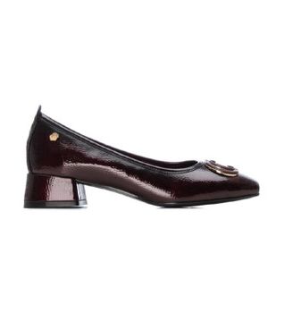 Carmela para mujer. 16254004-BURDEOS Zapatos 162540 burdeos (38), 3 a 5cm, Ninguno, Casual, Charol