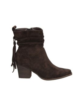 Botines Con Tacón Buonarotti 2a2005 Marrones Para Mujer 37