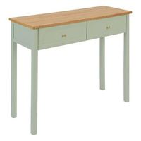 consola mohea 2 cajones verde celadon l100cm