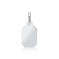colgante pequeno de plata 925 grabable