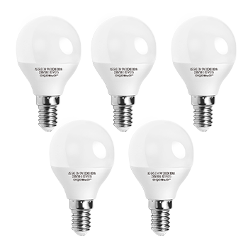 Aigostar - Bombilla LED E14 9W (Equivalente a 52W), Luz Calida 3000K, 675 Lúmenes, CRI> 80, Ahorro de Energía, No Regulable - 5 Unidades