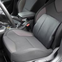 lumbar support leather look