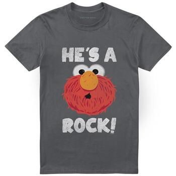 Sesame Street Camiseta He's A Rock para mujer