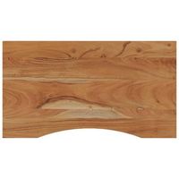 tablero de escritorio rectangular madera acacia 100x50x25 cm vidaxl