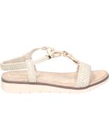 sandalias para mujer amarpies abz26670 beige 37
