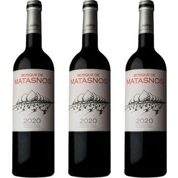 Bosque De Matasnos Etiqueta Blanca Es Un Vino Tinto De Crianza Es 75 Cl 15 % Pack 3 Botellas